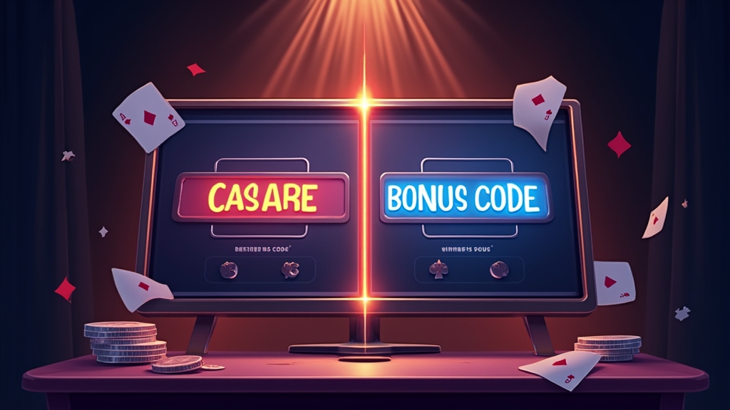 Comparação visual entre um código genérico e um bônus promocional da Topbet